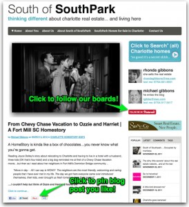 Pintereest pin and follow South of Southpark