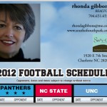 NFL and College Football 2012 realtor magnet