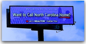 NC realtor DNC billboard call Charlotte home